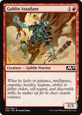 Goblin Assailant (Magic 2020 Core Set) Light Play