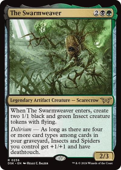 The Swarmweaver (0236) (Duskmourn: House of Horror) Light Play