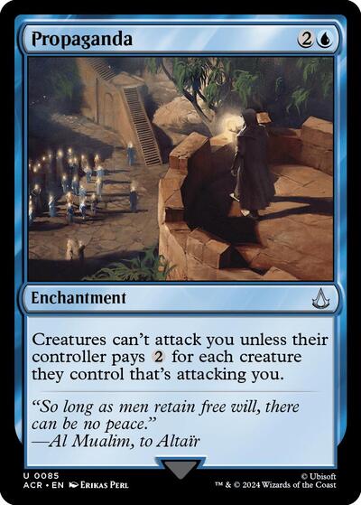 Propaganda (Universes Beyond: Assassin's Creed) Light Play Foil