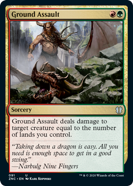 Ground Assault (Commander 2020 Zendikar Rising) Light Play
