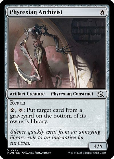 Phyrexian Archivist (March of the Machine) Light Play
