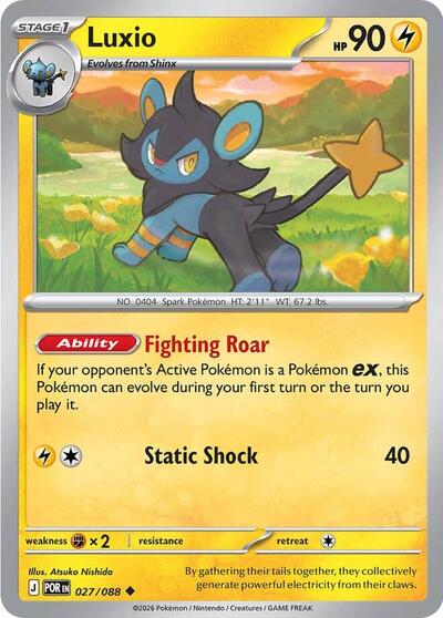 Luxio (ME03: Perfect Order) Light Play Reverse Holofoil