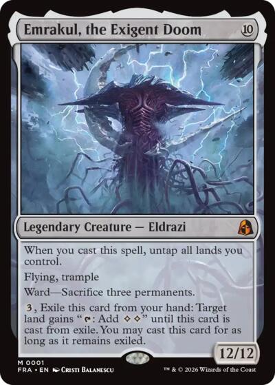 Emrakul, the Exigent Doom (Reality Fracture) Near Mint
