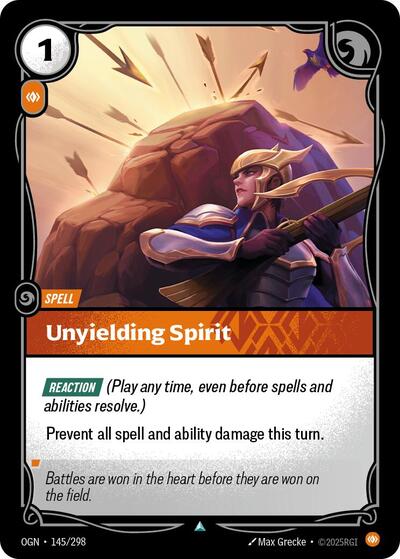 Unyielding Spirit (Origins) Light Play
