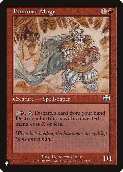 Hammer Mage (The List) Light Play