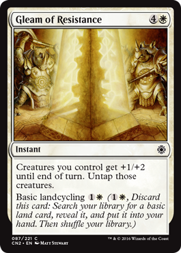 Gleam of Resistance (Conspiracy: Take the Crown) Light Play