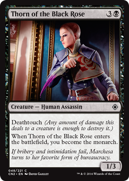 Thorn of the Black Rose (Conspiracy: Take the Crown) Light Play