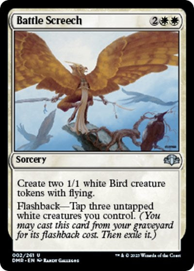 Battle Screech (Dominaria Remastered) Light Play