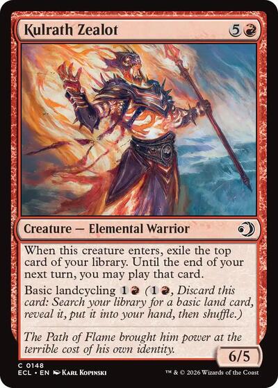 Kulrath Zealot (Lorwyn Eclipsed) Light Play