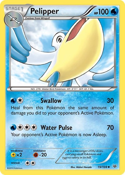 Pelipper (XY Roaring Skies) Heavy Play