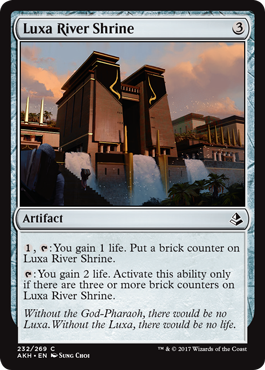Luxa River Shrine (Amonkhet) Light Play