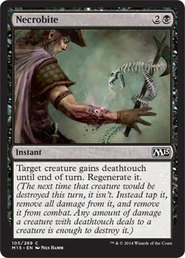 Necrobite (Magic 2015 Core Set) Light Play