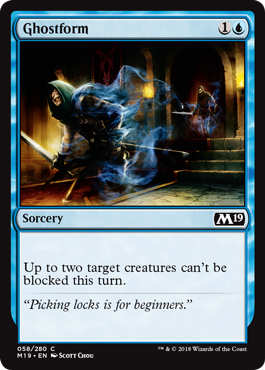 Ghostform (Magic 2019 Core Set) Light Play