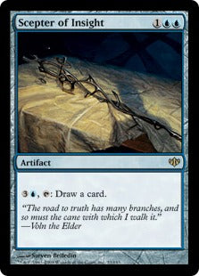 Scepter of Insight (Conflux) Heavy Play