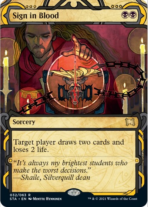 Sign in Blood (Strixhaven Mystical Archive) Near Mint Foil
