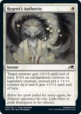 Regent's Authority (Kamigawa: Neon Dynasty) Light Play