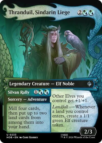 Thranduil, Sindarin Liege (Showcase) (The Hobbit) Light Play Foil
