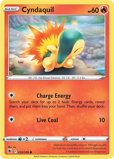Cyndaquil (SWSH10: Astral Radiance) Light Play