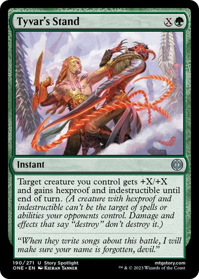 Tyvar's Stand (Phyrexia: All Will Be One) Light Play