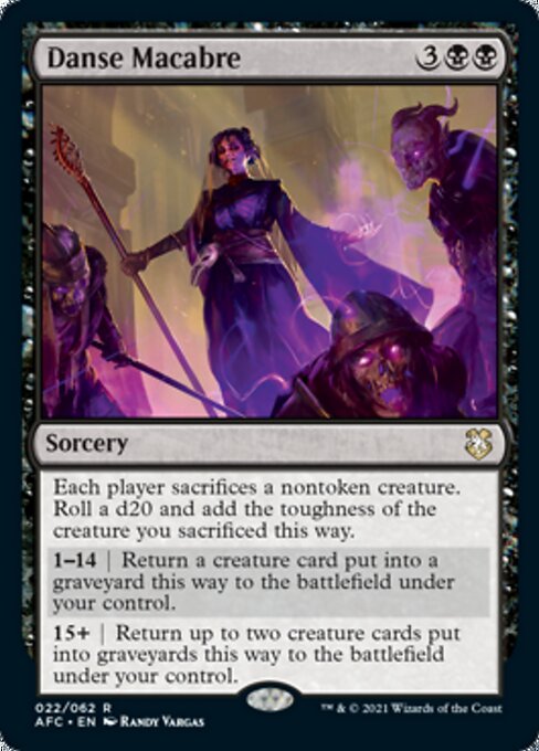 Danse Macabre (Commander 2021 Forgotten Realms) Light Play
