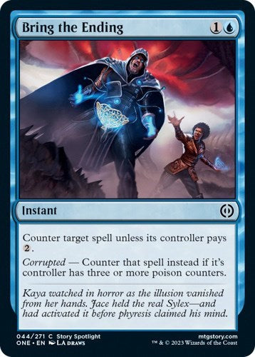 Bring the Ending (Phyrexia: All Will Be One) Light Play Foil