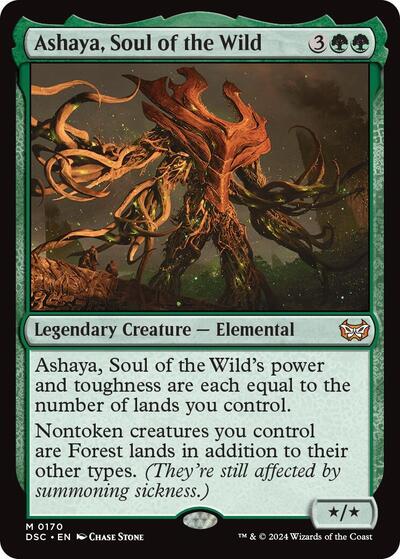Ashaya, Soul of the Wild (Commander: Duskmourn: House of Horror) Near Mint