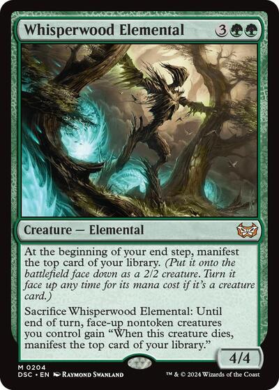 Whisperwood Elemental (Commander: Duskmourn: House of Horror) Light Play