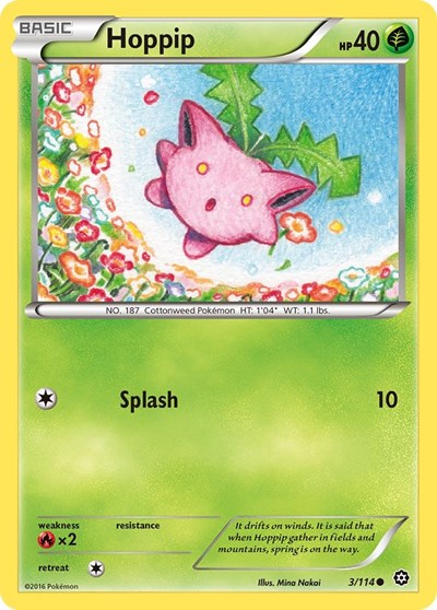 Hoppip (XY - Steam Siege) Medium Play