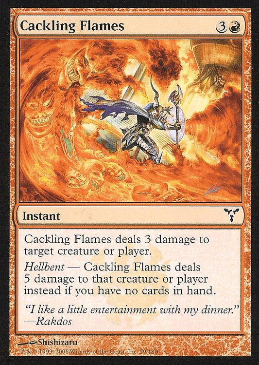 Cackling Flames (Dissension) Medium Play