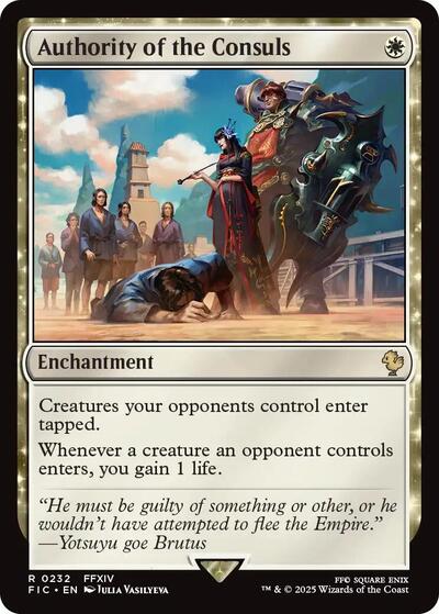 Authority of the Consuls (Commander: FINAL FANTASY) Light Play