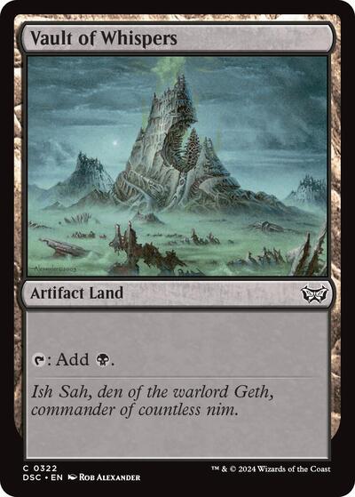 Vault of Whispers (Commander: Duskmourn: House of Horror) Light Play