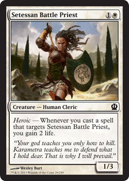 Setessan Battle Priest (Theros) Light Play