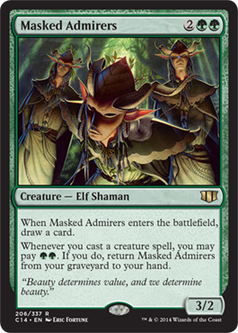 Masked Admirers (Commander 2014 Edition) Light Play