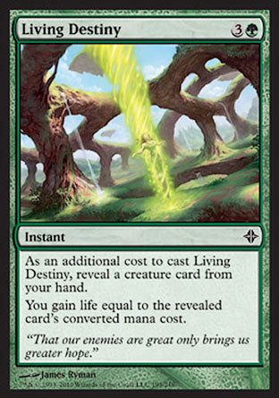 Living Destiny (Rise of the Eldrazi) Light Play