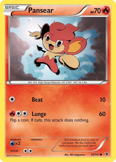 Pansear (Noble Victories) Light Play Reverse Holofoil