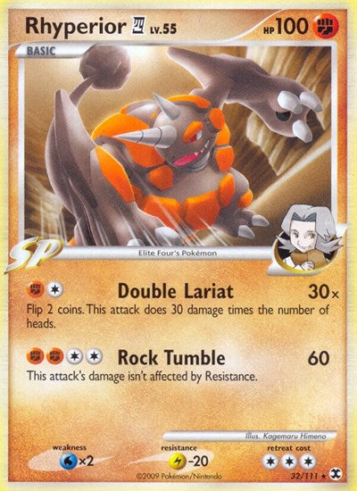 Rhyperior E4 (Rising Rivals) Damaged / Poor