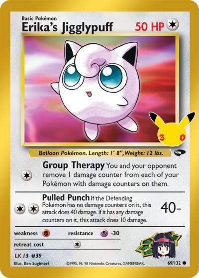 Erika's Jigglypuff (ME: 30th Celebration Classic Collection) Near Mint Holofoil