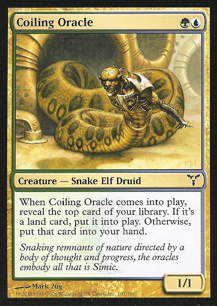 Coiling Oracle (Dissension) Medium Play