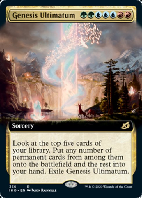 Genesis Ultimatum (Extended Art) (Ikoria: Lair of Behemoths) Light Play