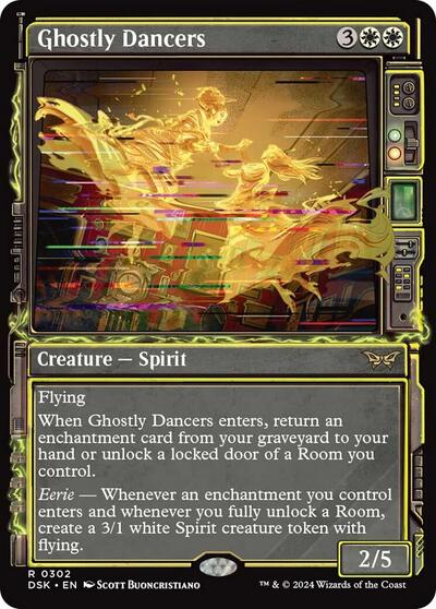 Ghostly Dancers (Showcase) (Duskmourn: House of Horror) Light Play