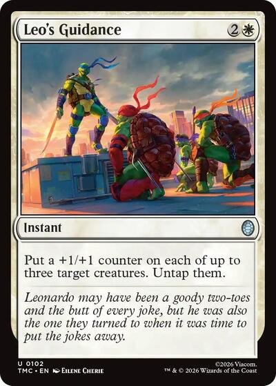 Leo's Guidance (Commander: Teenage Mutant Ninja Turtles) Light Play