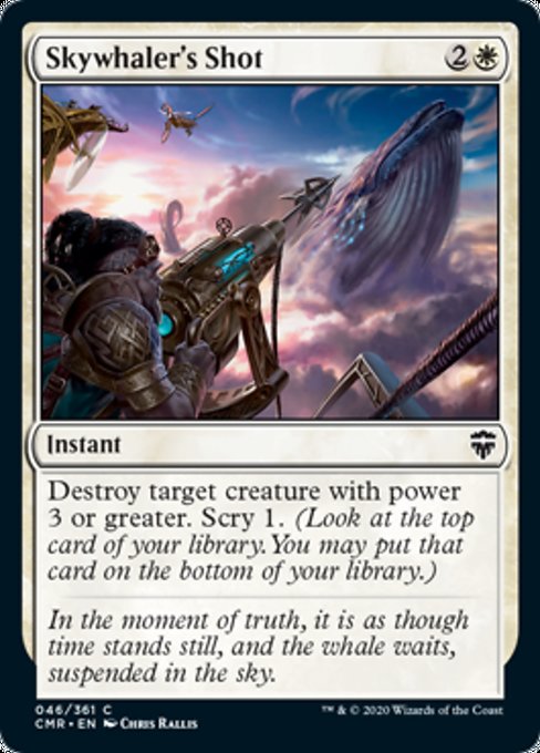 Skywhaler's Shot (Commander Legends) Light Play