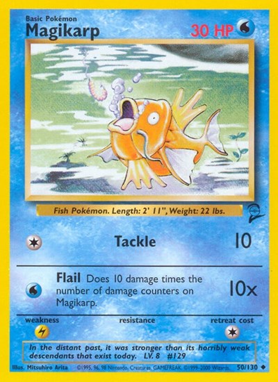 Magikarp (Base Set 2) Medium Play