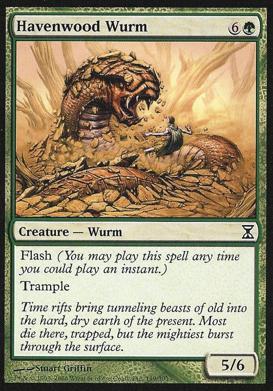 Havenwood Wurm (Time Spiral) Light Play