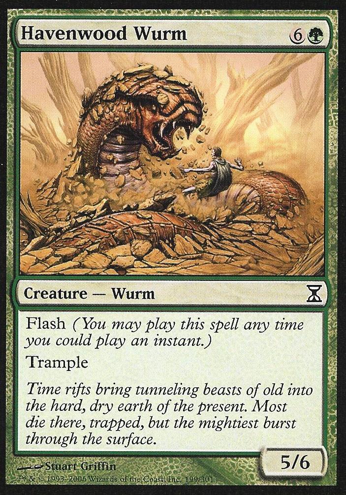 Havenwood Wurm (Time Spiral) Medium Play