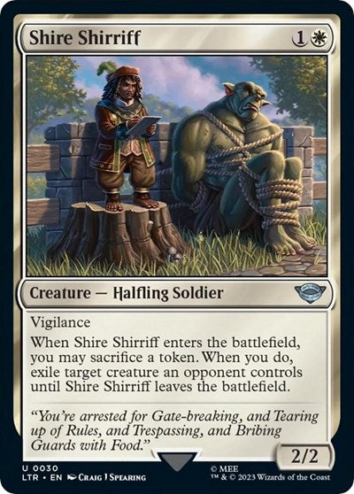 Shire Shirriff (Universes Beyond: The Lord of the Rings: Tales of Middle-earth) Light Play Foil