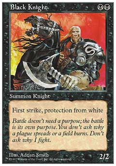 Black Knight (5th Edition) Heavy Play