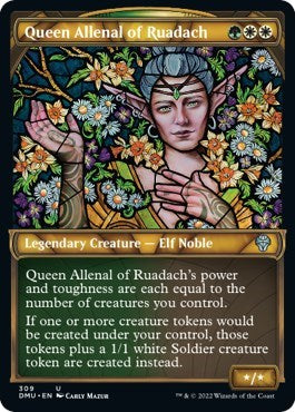 Queen Allenal of Ruadach (Showcase) (Dominaria United) Light Play