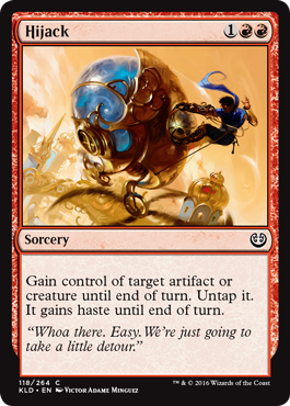 Hijack (Kaladesh) Light Play