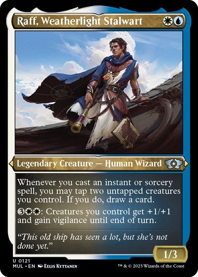 Raff, Weatherlight Stalwart (Foil Etched) (March of the Machine: Multiverse Legends) Light Play Foil